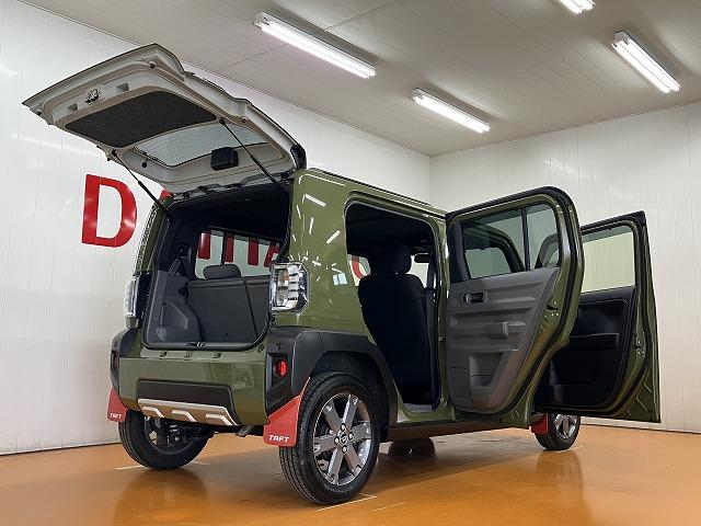 タフトＧターボサポカーＳワイド適合　スカイフィールトップ　パノラマモニター対応　電動パーキングブレーキ　全車速追従機能付ＡＣＣ　ステアリングスイッチ　シートヒーター　ＵＳＢ接続端子　ＥＴＣ　コーナーセンサー（神奈川県）の中古車
