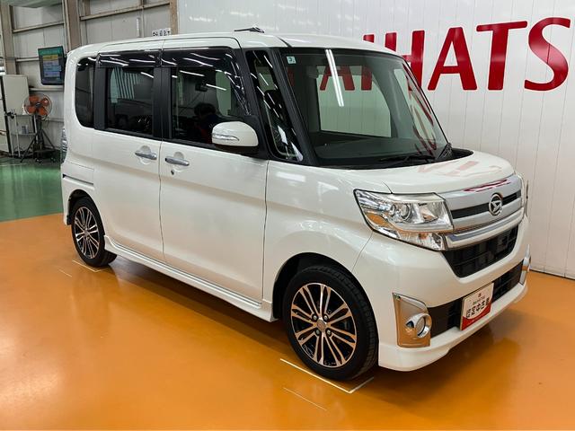 タントカスタムＲＳ　ＳＡスマアシ　ミラクルオープンドア　両側オートスライドドア　ＣＤチューナー　Ｐスタート　エコアイドル　横滑り防止機能　誤発進抑制機能　電動格納ミラー　キーフリー（神奈川県）の中古車