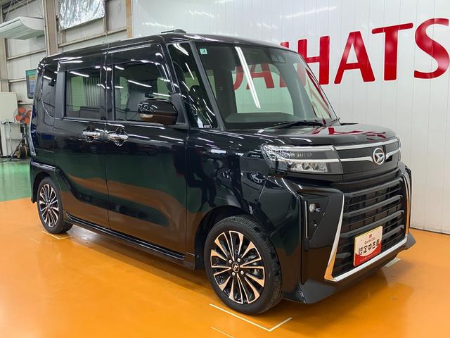 タントカスタムＲＳ　電動パーキングブレーキサポカーＳワイド適合　ミラクルオープンドア　両側オートスライドドア　電動パーキングブレーキ　ステアリングスイッチ　シートヒーター　オートエアコン　コーナーセンサー　キーフリー（神奈川県）の中古車