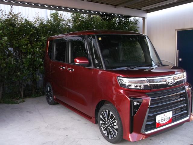 タントカスタムＲＳサポカーＳワイド適合　ドラレコ　ミラクルオープンドア　両側オートスライドドア　電動パーキングブレーキ　ステアリングスイッチ　シートヒーター　オートエアコン　コーナーセンサー　キーフリー（神奈川県）の中古車