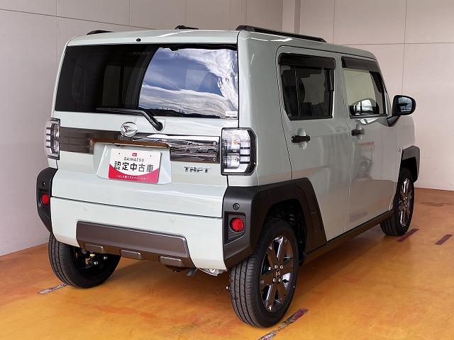 タフトＧターボ　ダーククロムベンチャーサポカーＳワイド適合　Ｂカメラ　ＥＴＣ　ドラレコ　スカイフィールトップ　電動パーキングブレーキ　全車速追従機能付ＡＣＣ　ステアリングスイッチ　シートヒーター　ＵＳＢ接続端子　コーナーセンサー（神奈川県）の中古車