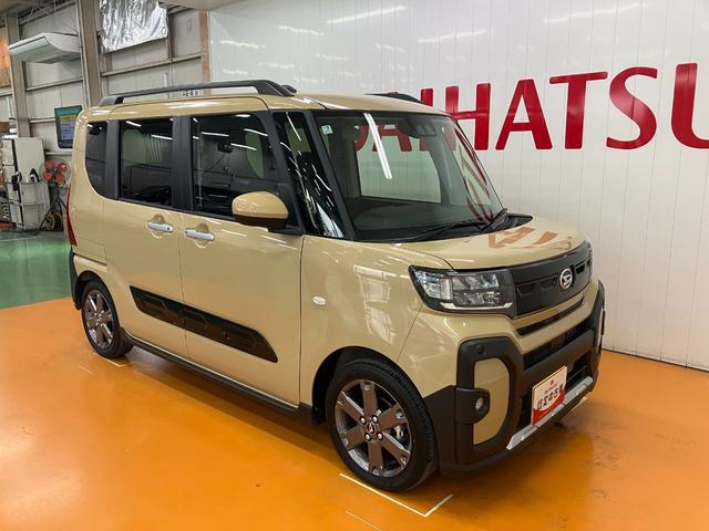 タントファンクロスターボサポカーＳワイド適合　ミラクルオープンドア　両側オートスライドドア　電動パーキングブレーキ　ステアリングスイッチ　シートヒーター　コーナーセンサー　Ｐスタート　キーフリー（神奈川県）の中古車