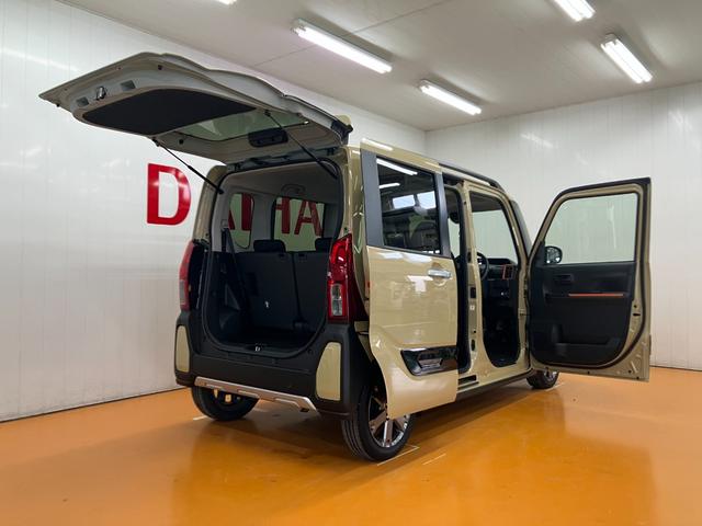 タントファンクロスターボサポカーＳワイド適合　ミラクルオープンドア　両側オートスライドドア　電動パーキングブレーキ　ステアリングスイッチ　シートヒーター　コーナーセンサー　Ｐスタート　キーフリー（神奈川県）の中古車