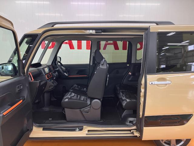 タントファンクロスターボサポカーＳワイド適合　ミラクルオープンドア　両側オートスライドドア　電動パーキングブレーキ　ステアリングスイッチ　シートヒーター　コーナーセンサー　Ｐスタート　キーフリー（神奈川県）の中古車