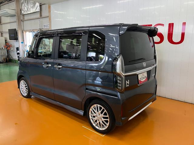 Ｎ−ＢＯＸカスタムＬターボ　ナビ　ドラレコ　ＥＴＣ　後席モニター　キーフリー衝突軽減ブレーキシステム　ドラレコ　Ｂカメラ　後席モニター　ナビ　オートクルーズコントロール　電動パーキングブレーキ　ＥＴＣ　Ｐスタート　両側オートスライドドア　ステアリングスイッチ　キーフリー（神奈川県）の中古車