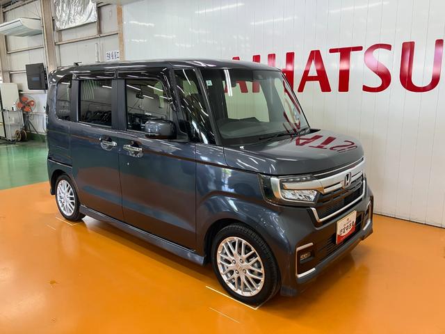 Ｎ−ＢＯＸカスタムＬターボ　ナビ　ドラレコ　ＥＴＣ　後席モニター　キーフリー衝突軽減ブレーキシステム　ドラレコ　Ｂカメラ　後席モニター　ナビ　オートクルーズコントロール　電動パーキングブレーキ　ＥＴＣ　Ｐスタート　両側オートスライドドア　ステアリングスイッチ　キーフリー（神奈川県）の中古車