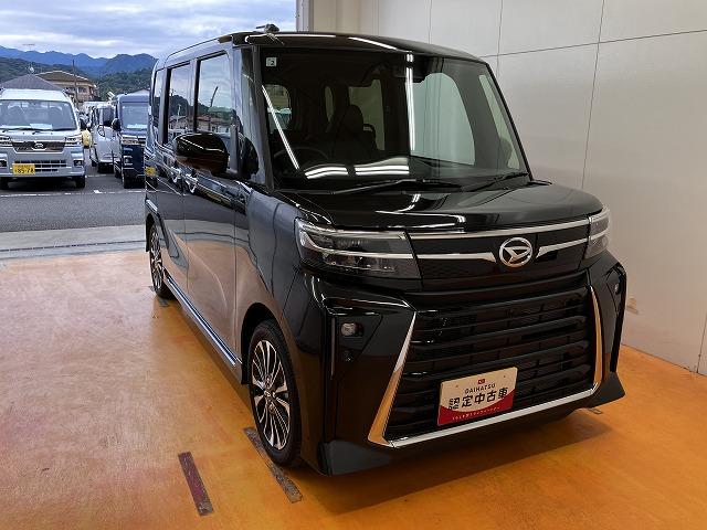 タントカスタムＲＳリミテッドカーナビ　ＥＴＣ　パノラマモニター対応　ミラクルオープンドア　両側オートスライドドア　電動パーキングブレーキ　ステアリングスイッチ　シートヒーター　オートエアコン　コーナーセンサー　キーフリー（神奈川県）の中古車