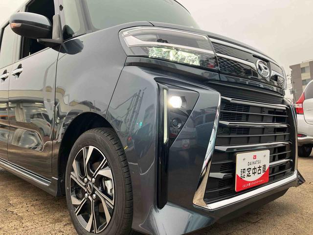 タントカスタムＸＬＥＤヘッドライト／両側電動スライドドア／コーナーセンサー／アイドリングストップ／衝突回避支援システム／横滑り防止装置／オートエアコン／アルミホイール／キーフリーシステム／電動格納ミラー／オートライト（千葉県）の中古車