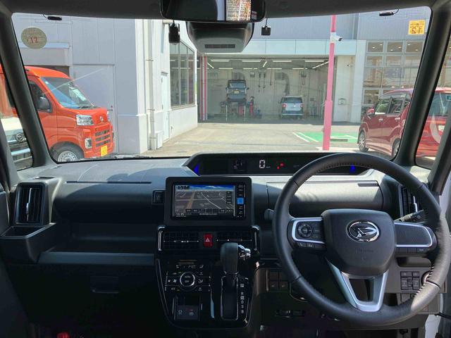タントカスタムＲＳ　７インチ純正ナビゲーション搭載！！保証　１年間・距離無制限付き・　走行距離１２，０９０ｋｍ・　７インチ純正ナビゲーション　バックモニター　前後ドライブレコーダー　ＥＴＣ　両側電動スライドドア　電動パーキング　１５インチアルミホイール（東京都）の中古車