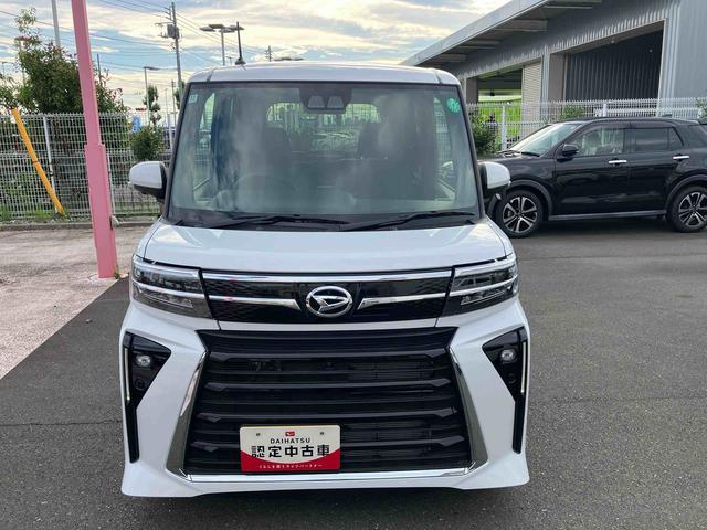 タントカスタムＲＳ　パノラマモニター標準装備！保証　１年間・距離無制限付き・　走行距離１５ｋｍ・　ＣＤチューナー　パノラマモニター　両側電動スライドドア　電動パーキング　シートヒーター　、ＬＥＤヘッドライト　１５インチアルミホイール　スマートキー（東京都）の中古車