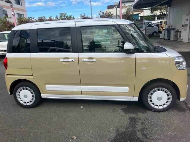 ムーヴキャンバスストライプスＧ　アナザースタイルパッケージ搭載！！保証　１年間・距離無制限付き　走行距離１，４２４ｋｍ・　７インチ純正ナビゲーション　前後ドライブレコーダー　パノラマモニター　アナザースタイルパッケージ　両側電動スライドドア　ＬＥＤヘッドライト（東京都）の中古車