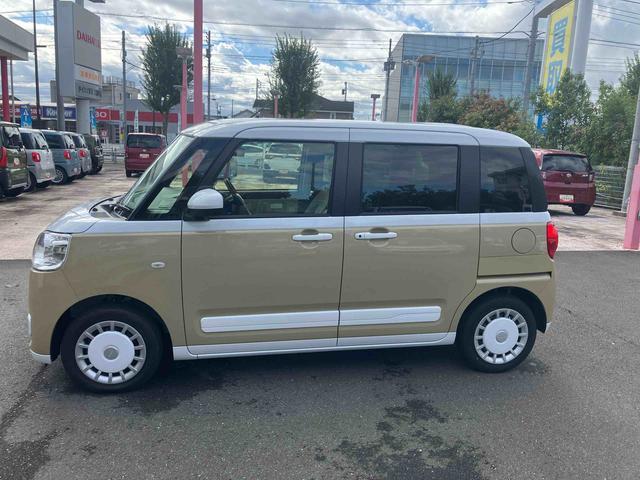 ムーヴキャンバスストライプスＧ　アナザースタイルパッケージ搭載！！保証　１年間・距離無制限付き　走行距離１，４２４ｋｍ・　７インチ純正ナビゲーション　前後ドライブレコーダー　パノラマモニター　アナザースタイルパッケージ　両側電動スライドドア　ＬＥＤヘッドライト（東京都）の中古車