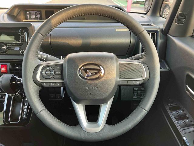 タントカスタムＲＳ　パノラマモニター標準装備！！保証　新車保証・まごころ保証　１年間・走行距離無制限付き　ＣＤチューナー　パノラマモニター　電動パーキング　１５インチアルミホイール　シートヒーター　両側電動スライドドア　オートハイビーム（東京都）の中古車