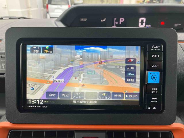 タントファンクロスターボ　７インチ純正ナビゲーション搭載！！保証　新車保証・まごころ保証　１年間走行距離無制限付き　走行距離２，９４７ｋｍ　７インチ純正ナビゲーション　前後ドライブレコーダー　バックモニター　ＥＴＣ　１５インチアルミホイル　両側電動スライドドア（東京都）の中古車