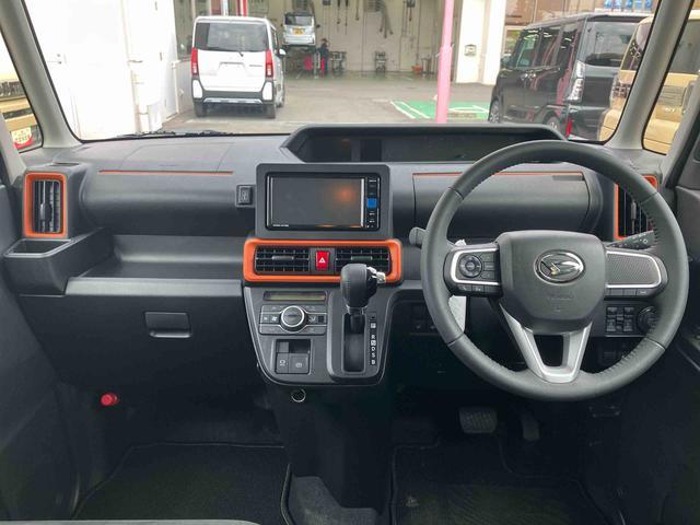 タントファンクロスターボ　７インチ純正ナビゲーション搭載！！保証　新車保証・まごころ保証　１年間走行距離無制限付き　走行距離２，９４７ｋｍ　７インチ純正ナビゲーション　前後ドライブレコーダー　バックモニター　ＥＴＣ　１５インチアルミホイル　両側電動スライドドア（東京都）の中古車