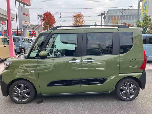 タントファンクロスターボ　７インチ純正ナビゲーション搭載！！保証　新車保証・まごころ保証　１年間走行距離無制限付き　走行距離２，９４７ｋｍ　７インチ純正ナビゲーション　前後ドライブレコーダー　バックモニター　ＥＴＣ　１５インチアルミホイル　両側電動スライドドア（東京都）の中古車