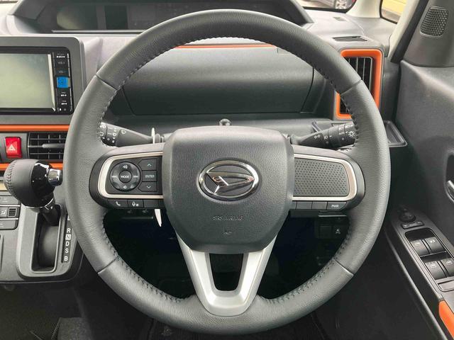 タントファンクロスターボ　７インチ純正ナビゲーション搭載！！保証　新車保証・まごころ保証　１年間走行距離無制限付き　走行距離２，９４７ｋｍ　７インチ純正ナビゲーション　前後ドライブレコーダー　バックモニター　ＥＴＣ　１５インチアルミホイル　両側電動スライドドア（東京都）の中古車