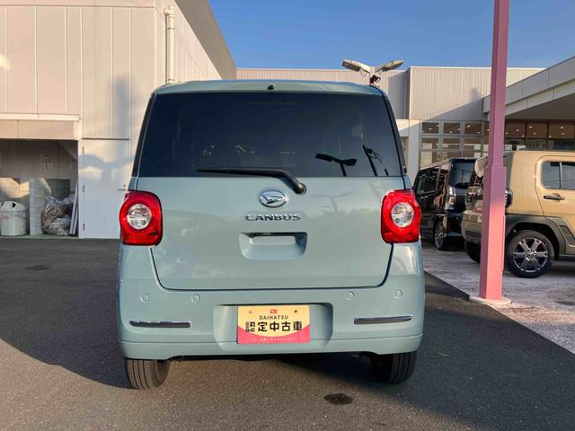 ムーヴキャンバスセオリーＧ　パノラマモニター標準装備！！保証　新車保証・まごころ保証　１年間・走行距離無制限付き　走行距離８５３ｋｍ　ＣＤチューナー　パノラマモニター　ＬＥＤヘッドライト　電動パーキング　両側電動スライドドア　シートヒーター　オートライト（東京都）の中古車