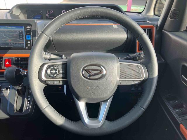 タントファンクロスターボ 7インチナビ ドラレコ ETC搭載!!保証 新車保証・まごころ保証 1年間・走行距離無制限付き・ 走行距離12,803km 7インチ純正ナビゲーション 前後ドライブレコーダー バックモニター ETC 両側電動スライドドア 電動パーキング(東京都)の中古車