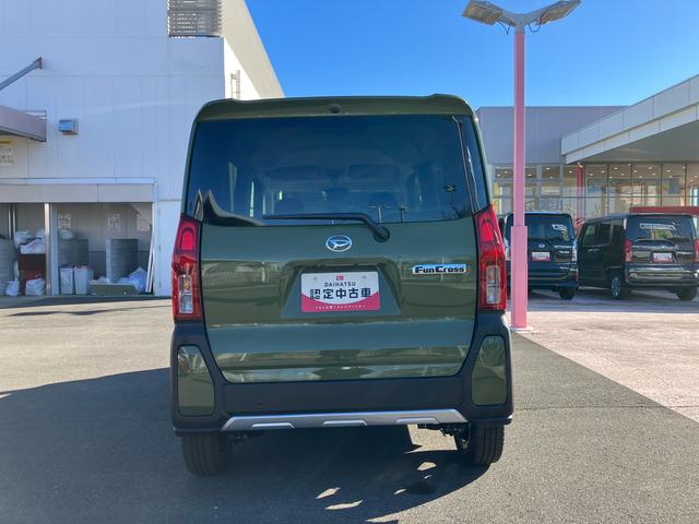 タントファンクロスターボ　９インチスマホ連携ディスプレイオーディオ保証　新車保証・まごころ保証　１年間・走行距離無制限付き・　走行距離１０ｋｍ　９インチスマホ連携ディスプレイオーディオ　バックモニター　両側電動スライドドア　電動パーキング　１５インチアルミホイール（東京都）の中古車