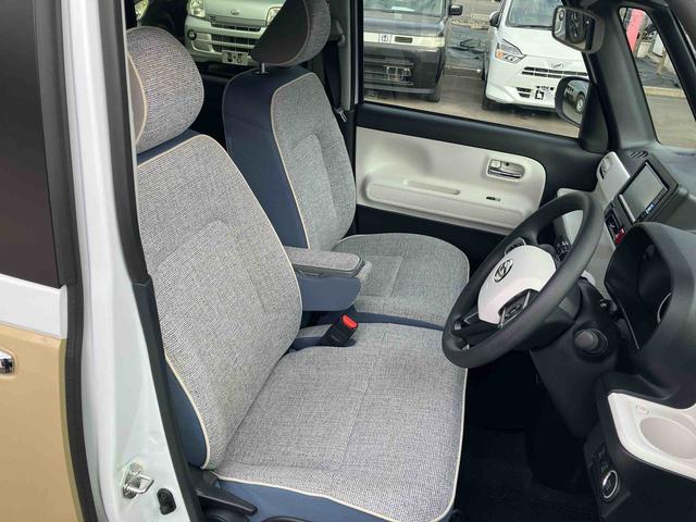 ムーヴキャンバスストライプスＧターボ　７インチ純正ナビゲーション搭載！！保証　新車保証・まごころ保証　１年間・走行距離無制限付き　走行距離４，８６９ｋｍ　・７インチ純正ナビゲーション　バックモニター　前後ドライブレコーダー　ＥＴＣ　両側電動スライドドア　ＬＥＤヘッドライト（東京都）の中古車