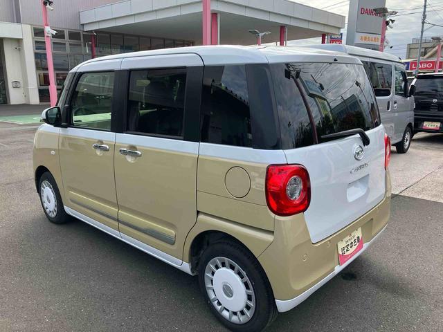 ムーヴキャンバスストライプスＧターボ　７インチ純正ナビゲーション搭載！！保証　新車保証・まごころ保証　１年間・走行距離無制限付き　走行距離４，８６９ｋｍ　・７インチ純正ナビゲーション　バックモニター　前後ドライブレコーダー　ＥＴＣ　両側電動スライドドア　ＬＥＤヘッドライト（東京都）の中古車