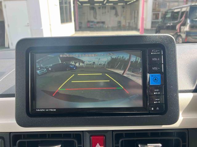 ムーヴキャンバスストライプスＧ　ナビ、ＥＴＣ装備車！保証　新車保証・まごころ保証　１年間・走行距離無制限付き　走行距離４２１１ｋｍ　７インチ純正ナビ、バックカメラ、ＥＴＣ、両側電動スライドドア　シートヒーター　ＬＥＤヘッドライト　ドライブレコーダー（東京都）の中古車