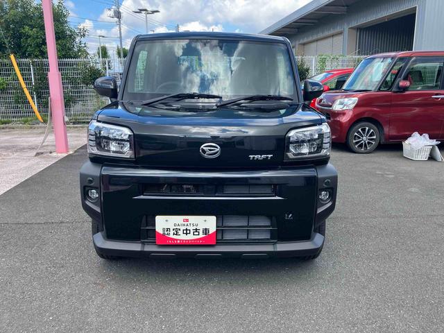 タフトＧターボ　クロムベンチャー届け出済み未使用車保証　新車保証・まごころ保証　１年間・走行距離無制限付き・走行距離１０ｋｍ　オーディオレス車・アダブティブクルーズコントロール搭載　ＬＥＤヘッドライト装備・ＬＥＤフォグ装備・シートヒーター装備（東京都）の中古車