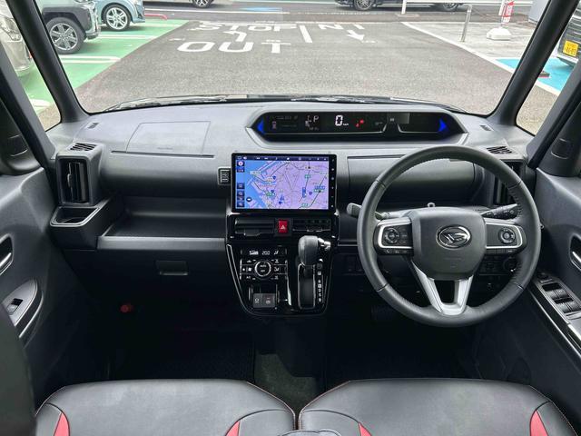 タントカスタムＲＳ　純正ナビ　ＥＴＣ　ドライブレコーダー保証　新車保証・まごころ保証　１年間・走行距離無制限付き　純正ナビ　ＥＴＣ車載器　ドライブレコーダー　両側電動スライドドア　クルーズコントロール　パノラマモニター　前席シートヒーター（東京都）の中古車