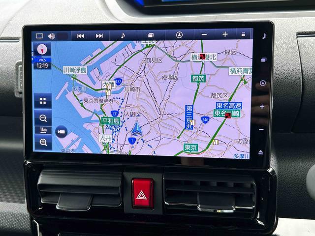 タントカスタムＲＳ　純正ナビ　ＥＴＣ　ドライブレコーダー保証　新車保証・まごころ保証　１年間・走行距離無制限付き　純正ナビ　ＥＴＣ車載器　ドライブレコーダー　両側電動スライドドア　クルーズコントロール　パノラマモニター　前席シートヒーター（東京都）の中古車