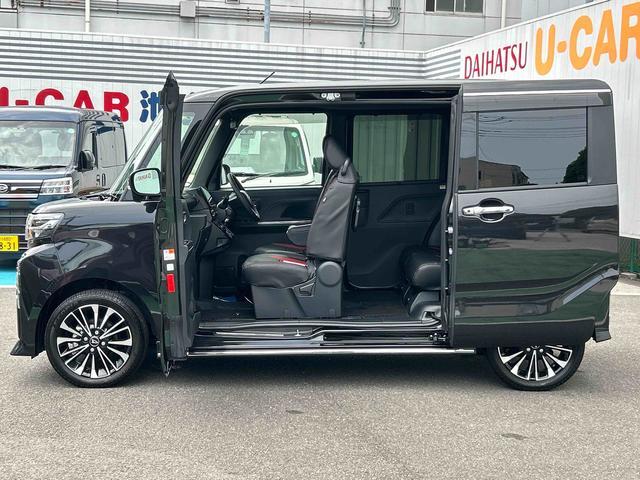 タントカスタムＲＳ　純正ナビ　ＥＴＣ　ドライブレコーダー保証　新車保証・まごころ保証　１年間・走行距離無制限付き　純正ナビ　ＥＴＣ車載器　ドライブレコーダー　両側電動スライドドア　クルーズコントロール　パノラマモニター　前席シートヒーター（東京都）の中古車