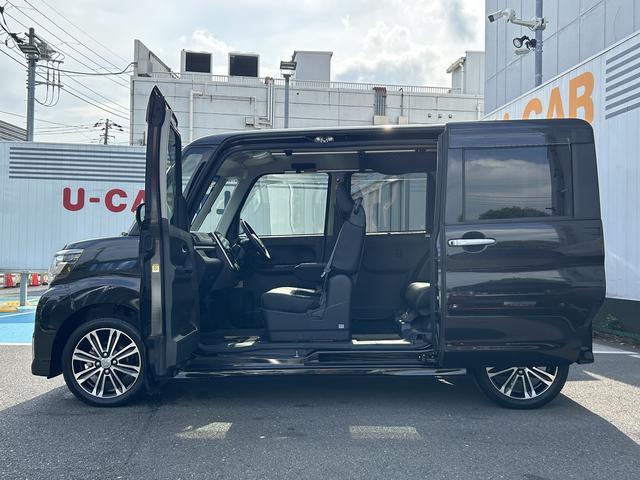 タントカスタムRS トップエディションSAII ナビ ETC保証 まごころ保証 1年間・走行距離無制限付き 純正8インチナビ ETC車載器 ドライブレコーダー バックカメラ 両側電動スライドドア ミラクルオープンドア 100V電源 キーフリーシステム(東京都)の中古車