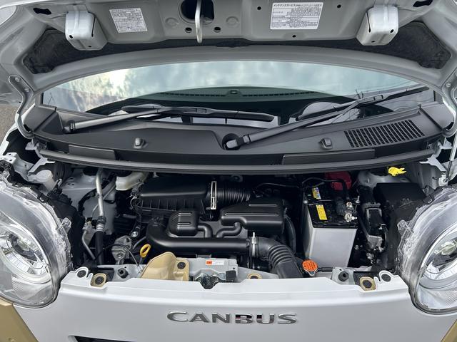 ムーヴキャンバスストライプスＧ　電動パーキングブレーキ　ＬＥＤヘッドランプ保証　新車保証・まごころ保証　１年間・走行距離無制限付き　前席シートヒーター　ＬＥＤヘッドランプ　ＬＥＤフォグランプ　オートライト　オートハイビーム　コーナーセンサー　電動パーキングブレーキ（東京都）の中古車