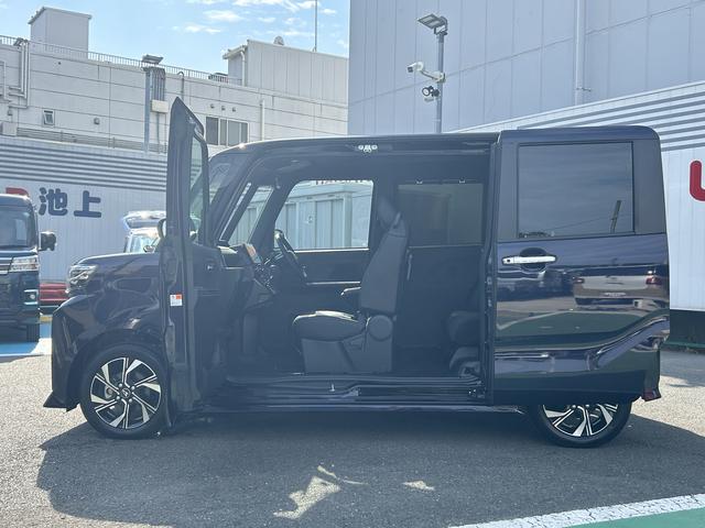 タントカスタムＸ　１０インチナビ　ＥＴＣ車載器　ドライブレコーダー保証　新車保証・まごころ保証　１年間・走行距離無制限付き　純正１０インチナビ　ＥＴＣ車載器　ドライブレコーダー　キーフリーシステム　両側電動スライドドア　オートライト（東京都）の中古車