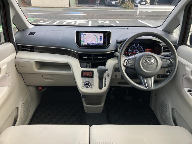 ムーヴＸ　ＳＡIII　純正７インチナビ　運転席シートヒーター保証　まごころ保証　１年間・走行距離無制限付き　純正７インチナビ　ＵＳＢ電源ソケット　運転席シートヒーター　アイドリングストップ　オート格納ドアミラー　キーフリーシステム（東京都）の中古車