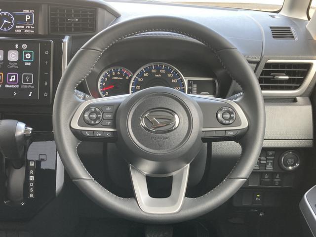 トールカスタムＧ　９インチディスプレイオーディオ　パノラマモニター保証　新車保証・まごころ保証　１年間・走行距離無制限付き　電動パーキングブレーキ　アダプティブクルーズコントロール　ＬＥＤヘッドランプ　アルミホイール　オートエアコン　オートライト（東京都）の中古車