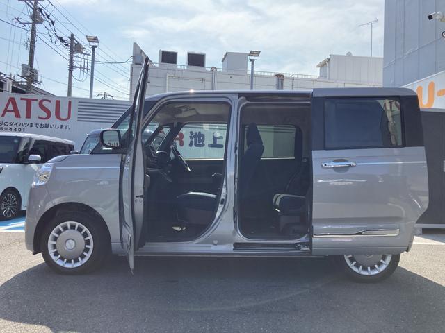 ムーヴキャンバスセオリーＧ　電動パーキングブレーキ　シートヒーター保証　新車保証・まごころ保証　１年間・走行距離無制限付き　電動パーキングブレーキ　キーフリーシステム　前席シートヒーター　コーナーセンサー　ＬＥＤヘッドランプ　ＬＥＤフォグランプ（東京都）の中古車