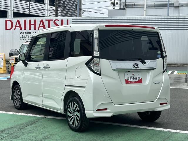 トールカスタムＧ　ＳＡII　後席モニター　純正ナビ　ＥＴＣ車載器保証　まごころ保証　１年間・走行距離無制限付き　純正ナビ　ＥＴＣ車載器　後席モニター　パノラマモニター　両側電動スライドドア　クルーズコントロール　キーフリーシステム　アイドリングストップ（東京都）の中古車