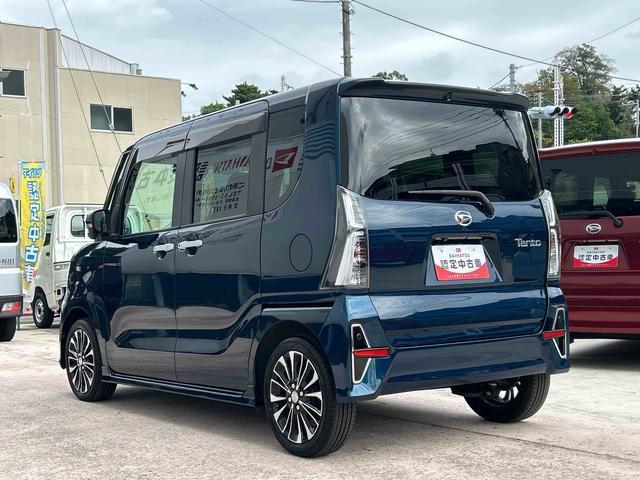 タントカスタムRS 純正ナビ ETC車載器 ドライブレコーダー保証 新車保証・まごころ保証 1年間・走行距離無制限付き 純正7インチナビ ETC車載器 パノラマモニター ドライブレコーダー 両側電動スライドドア 前席シートヒーター 電動パーキングブレーキ(東京都)の中古車