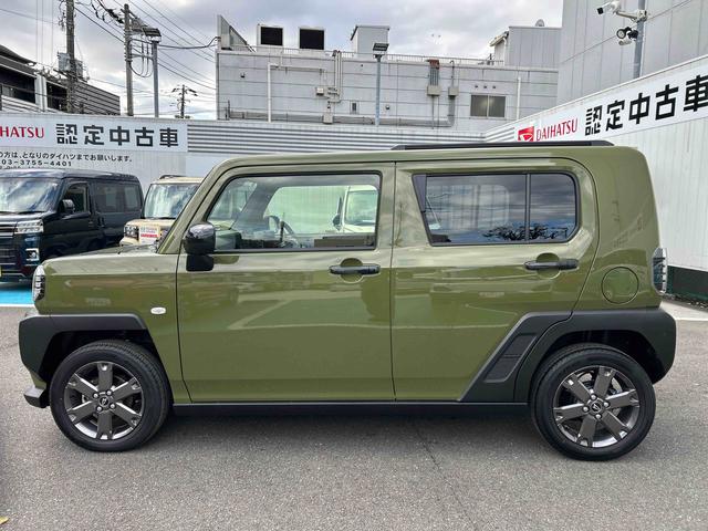 タフトＧターボ　ダーククロムベンチャー保証　新車保証・まごころ保証　１年間・走行距離無制限付き（東京都）の中古車