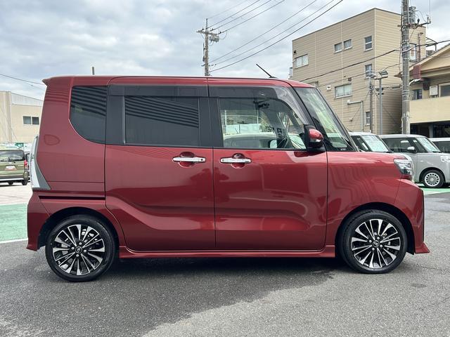 タントカスタムＲＳ　純正ナビ　ＥＴＣ車載器　ドライブレコーダー保証　新車保証・まごころ保証　１年間・走行距離無制限付き　純正７インチナビ　ＥＴＣ車載器　ドライブレコーダー　パノラマモニター　キーフリーシステム　ＬＥＤヘッドランプ　アイドリングストップ（東京都）の中古車