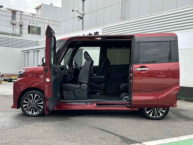 タントカスタムＲＳ　純正ナビ　ＥＴＣ車載器　ドライブレコーダー保証　新車保証・まごころ保証　１年間・走行距離無制限付き　純正７インチナビ　ＥＴＣ車載器　ドライブレコーダー　パノラマモニター　キーフリーシステム　ＬＥＤヘッドランプ　アイドリングストップ（東京都）の中古車