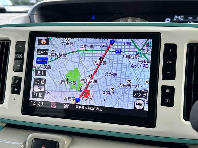 ムーヴキャンバスＧメイクアップＶＳ　ＳＡIII　ナビ　ＥＴＣ　ドラレコ保証　新車保証・まごころ保証　１年間・走行距離無制限付き　純正８インチナビ　ＥＴＣ車載器　ドライブレコーダー　両側電動スライドドア　運転席シートヒーター　キーフリーシステム　パノラマモニター（東京都）の中古車