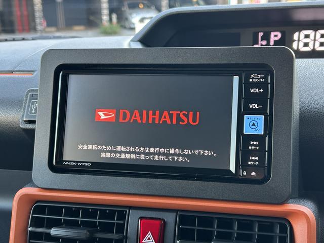 タントファンクロスターボ　純正ナビ　ＥＴＣ　ドライブレコーダー保証　新車保証・まごころ保証　１年間・走行距離無制限付き　純正７インチナビ　ＥＴＣ車載器　前後録画ドライブレコーダー　バックカメラ　両側電動スライドドア　前席シートヒーター　電動パーキングブレーキ（東京都）の中古車