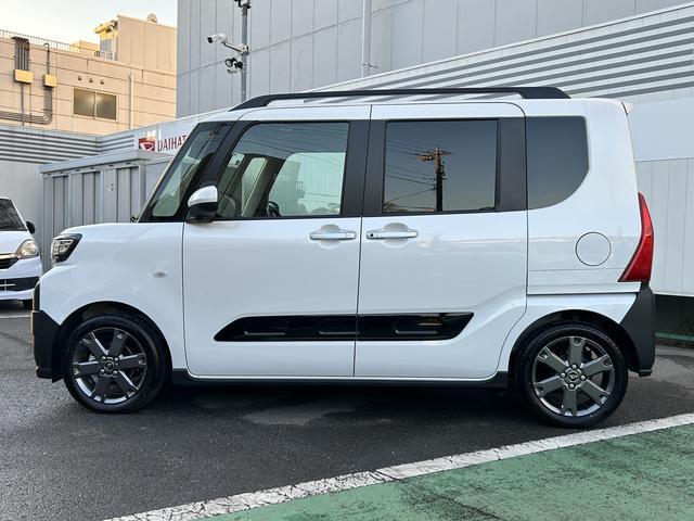 タントファンクロスターボ　純正ナビ　ＥＴＣ　ドライブレコーダー保証　新車保証・まごころ保証　１年間・走行距離無制限付き　純正７インチナビ　ＥＴＣ車載器　前後録画ドライブレコーダー　バックカメラ　両側電動スライドドア　前席シートヒーター　電動パーキングブレーキ（東京都）の中古車