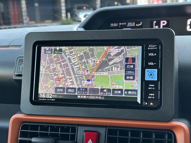 タントファンクロスターボ　純正ナビ　ＥＴＣ　ドライブレコーダー保証　新車保証・まごころ保証　１年間・走行距離無制限付き　純正７インチナビ　ＥＴＣ車載器　前後録画ドライブレコーダー　バックカメラ　両側電動スライドドア　前席シートヒーター　電動パーキングブレーキ（東京都）の中古車