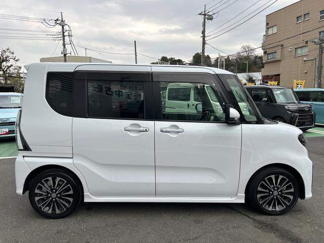 タントカスタムRS 純正7インチナビ ETC ドライブレコーダー保証 まごころ保証 1年間・走行距離無制限付き 純正7インチナビ ETC車載器 ドライブレコーダー パノラマモニター 両側電動スライドドア LEDヘッドランプ シートヒーター 電動パーキングブレーキ(東京都)の中古車