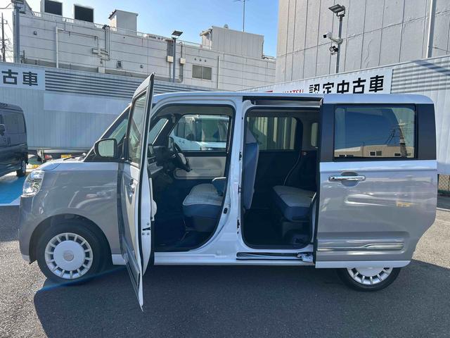 ムーヴキャンバスストライプスＧターボ保証　新車保証・まごころ保証　１年間・走行距離無制限付き（東京都）の中古車