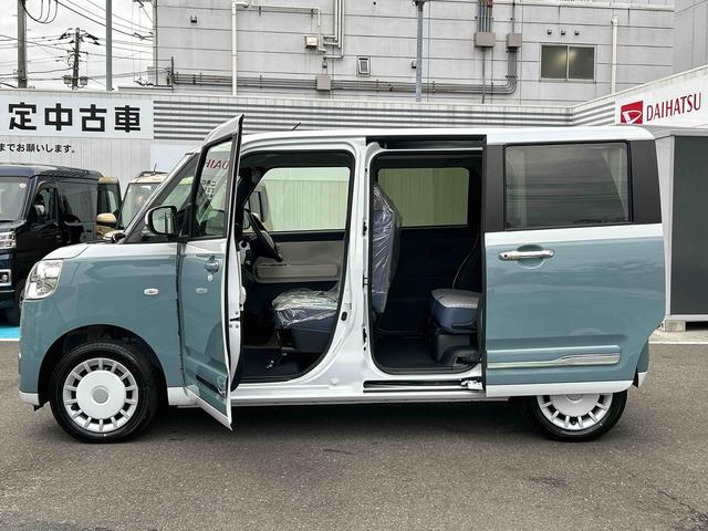 ムーヴキャンバスストライプスGターボ 電動パーキングブレーキ保証 新車保証・まごころ保証 1年間・走行距離無制限付き 電動パーキングブレーキ 前席シートヒーター キーフリーシステム LEDヘッドランプ LEDフォグランプ コーナーセンサー(東京都)の中古車