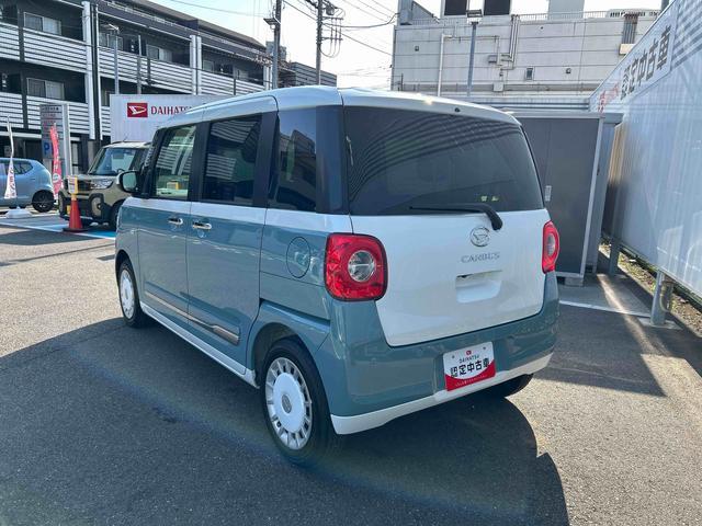 ムーヴキャンバスストライプスＧターボ保証　新車保証・まごころ保証　１年間・走行距離無制限付き（東京都）の中古車